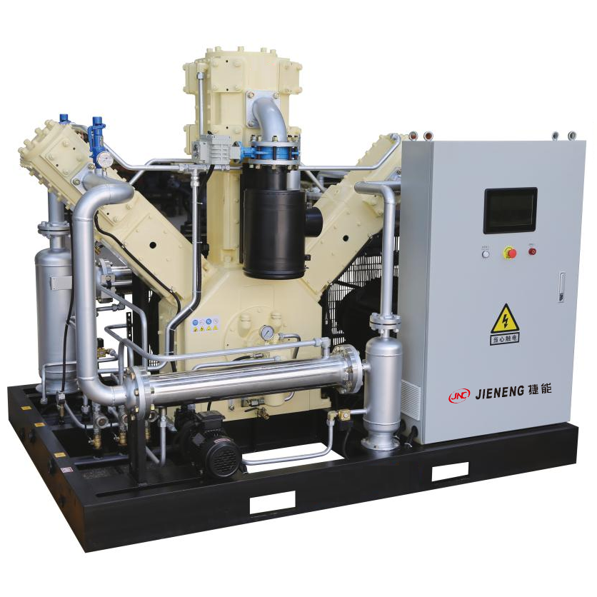 40bar水冷W型無油活塞式中高壓空壓機